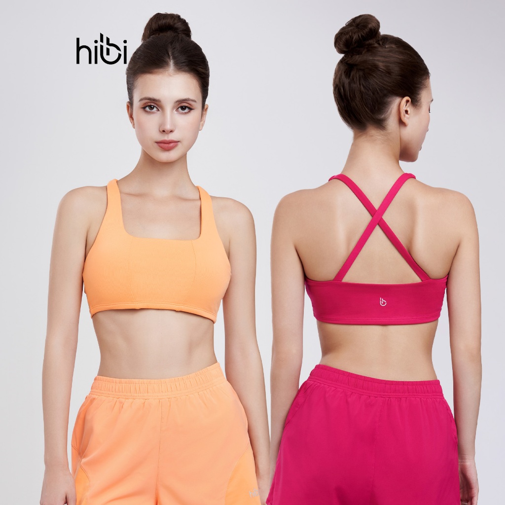 Ảnh Áo Bra Tập Yoga Gym Hibi Sports BA516 Kiểu 2 Dây Đan Chéo, Kèm Mút Ngực 1