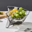 Rổ rửa rau củ trong suốt thiếu kế phễu thoát nước đa năng tiện lợi 23x19x12.5cm
