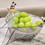 Rổ rửa rau củ trong suốt thiếu kế phễu thoát nước đa năng tiện lợi 23x19x12.5cm