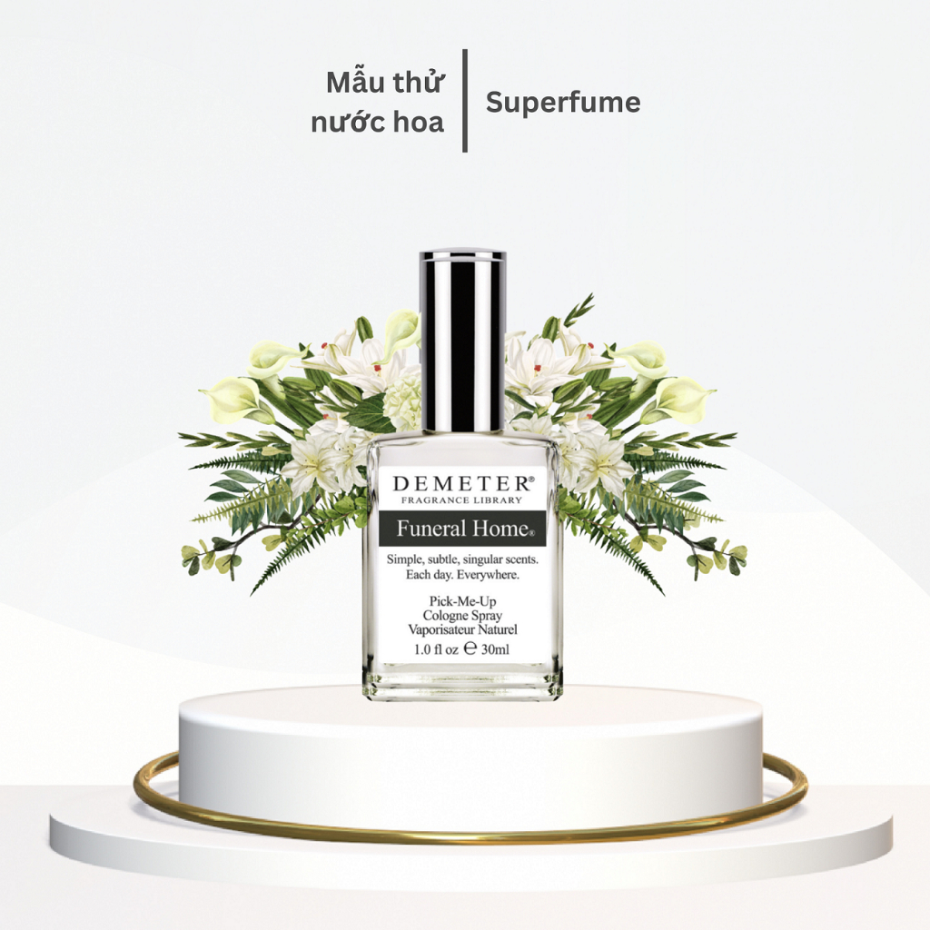 [ Mẫu thử ] Nước hoa unisex Demeter Funeral Home 10ml | Shopee Việt Nam