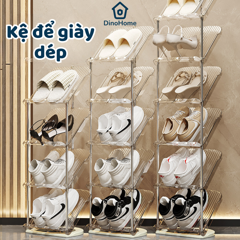 Kệ Để Giày Dép Đa Năng Nhiều Tầng DINO, Giá Để Giày Chịu Lực Tốt, Dễ Dàng Tháo Lắp Di Chuyển