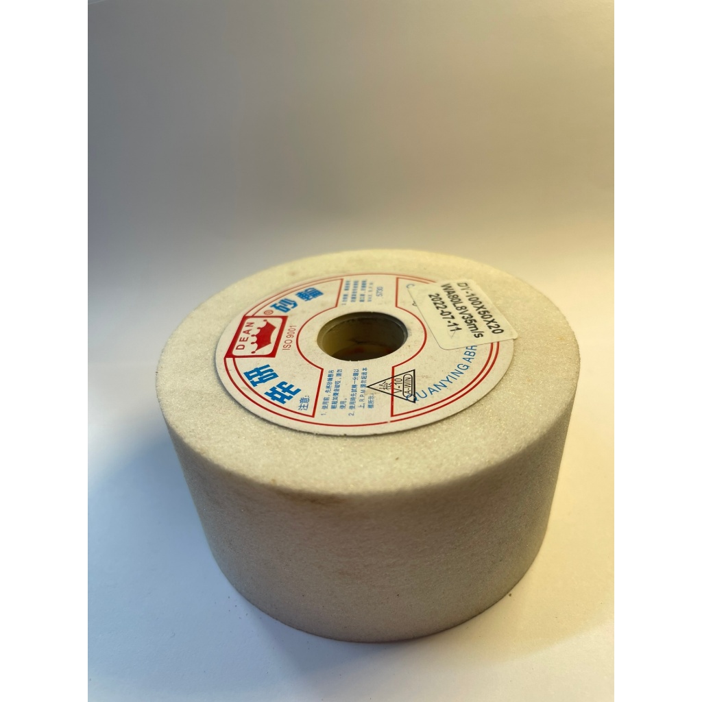 ĐÁ MÀI LƯỠI BÀO HÌNH TRỤ JNM700 – 100x50x20MM – ĐÁ MÀI MÁY JNM700 NHÁM MÀU TRẮNG