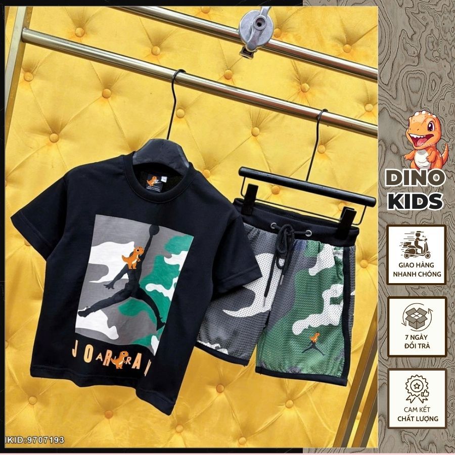 Bộ Thun Cho Bé Trai Zo Đan Phối Rằn Ri Cực Đẹp - Bộ Cộc Cho Bé Cao Cấp