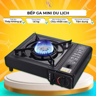 Bếp Du Lịch Thép Không Gỉ Bếp Ga Mini Bếp Gas Chống Cháy Nổ / Chống gió Tiện Lợi Cho Hội Nhóm Cho Gia Đình Dã Ngoại