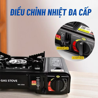 Bếp Du Lịch Thép Không Gỉ Bếp Ga Mini Bếp Gas Chống Cháy Nổ / Chống gió Tiện Lợi Cho Hội Nhóm Cho Gia Đình Dã Ngoại