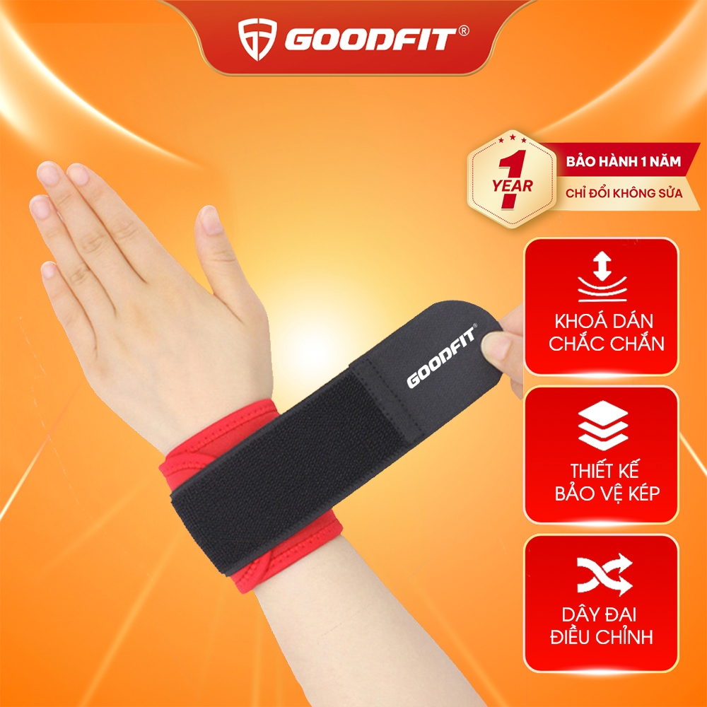 Ảnh Băng bảo vệ cổ tay tập thể thao GoodFit GF306W có thể điều chỉnh 1