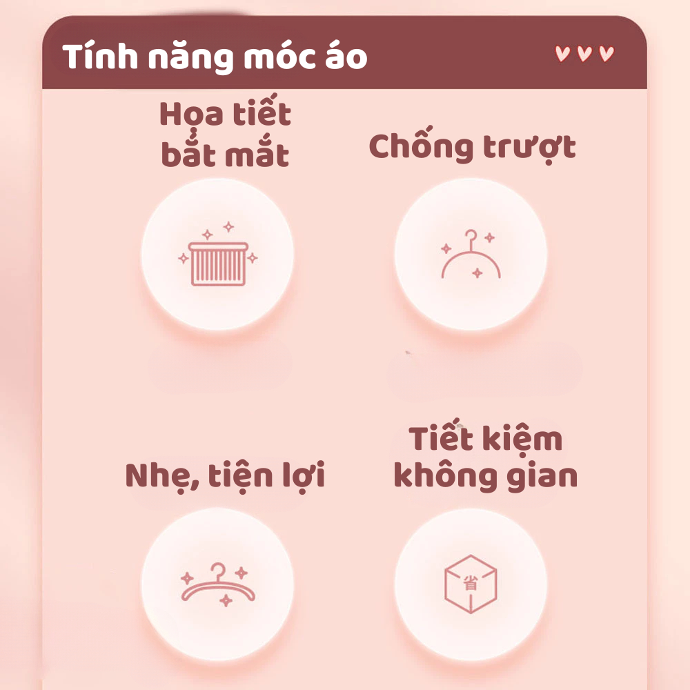 Combo 10 móc treo quần áo trong suốt DINO , mắc quần áo kim tuyến chống trượt xoay 360 độ đa năng thiết kế hiện đại