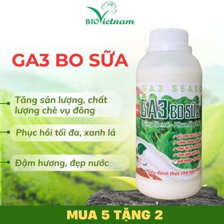(MUA 5 TẶNG 2) GA3 BO SỮA Bio Việt Nam 500ml - Siêu đánh thức chè đông tăng sản lượng, kích thích sinh trưởng, bật mầm