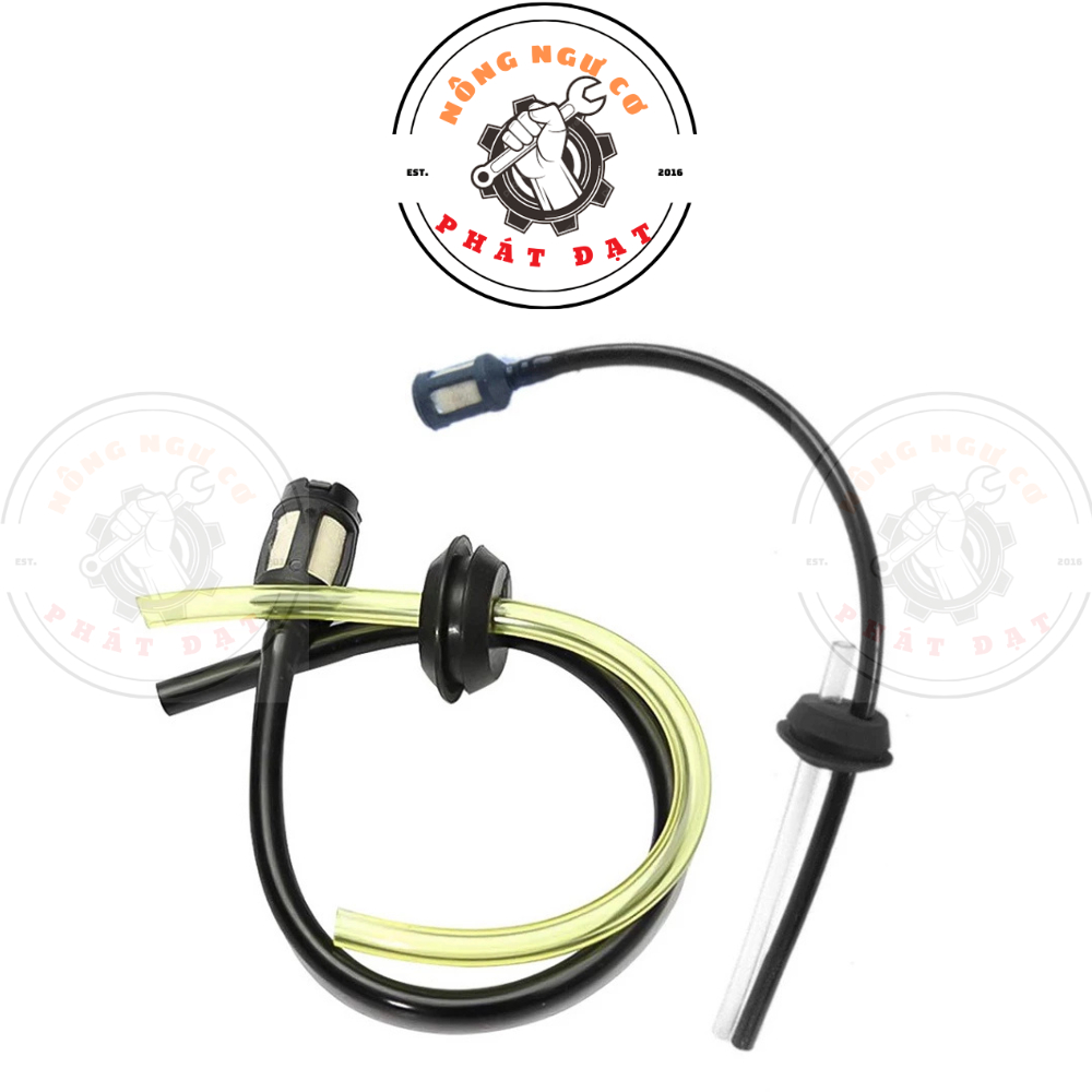 Bộ dây xăng – lọc rác – nút đen máy cắt cỏ | Đủ bộ – chống rò xăng – bền, dễ lắp