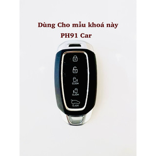 (5nút )Ốp Chìa Khoá  Smartkey Huynđaii Custin, Custo 2023