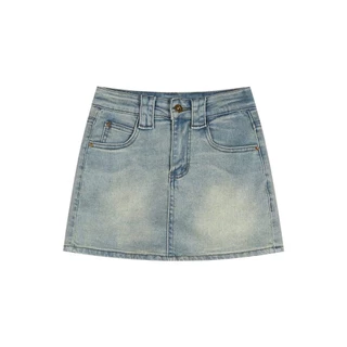 Chân Váy Jeans Dáng Ngắn Y2K Tôn Dáng ,Có Lót Quần Trong Vải Jeans cao cấp -DCZ011