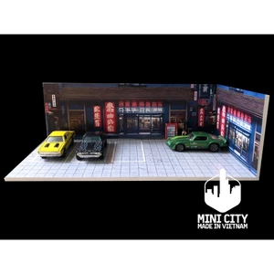 Bãi đậu xe nhật bản shophouse 1/64