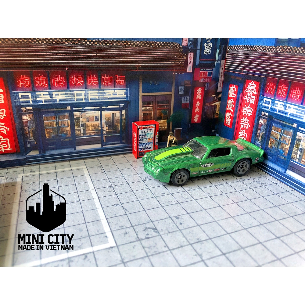 Bãi đậu xe nhật bản shophouse 1/64