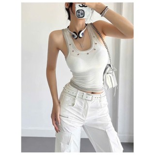 Áo ba lỗ đính khoen M085