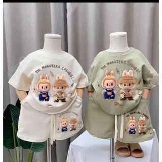 bộ tổ ong labubu cho bé size 6-20kg không túi