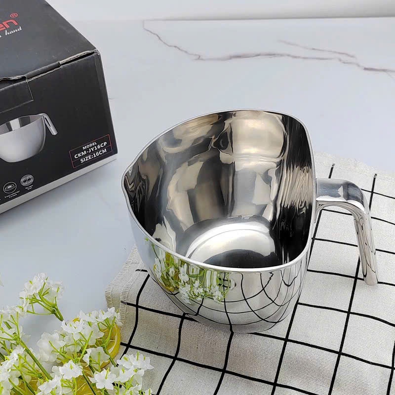 Ca Inox Chockmen Nấu Được Tất Cả Bếp, Ca Đong Rót Có Vạch Chia Chockmen CKM103