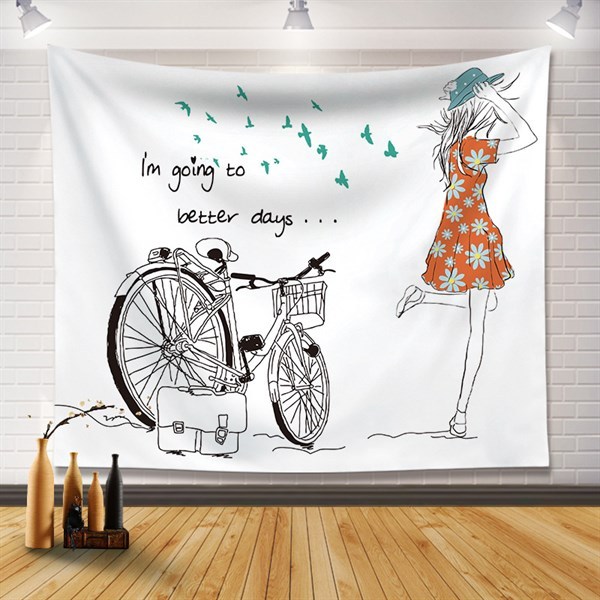 [Tặng móc treo] Tranh vải treo tường trang trí phòng, decor phòng ngủ mẫu mới nhất 150x130cm