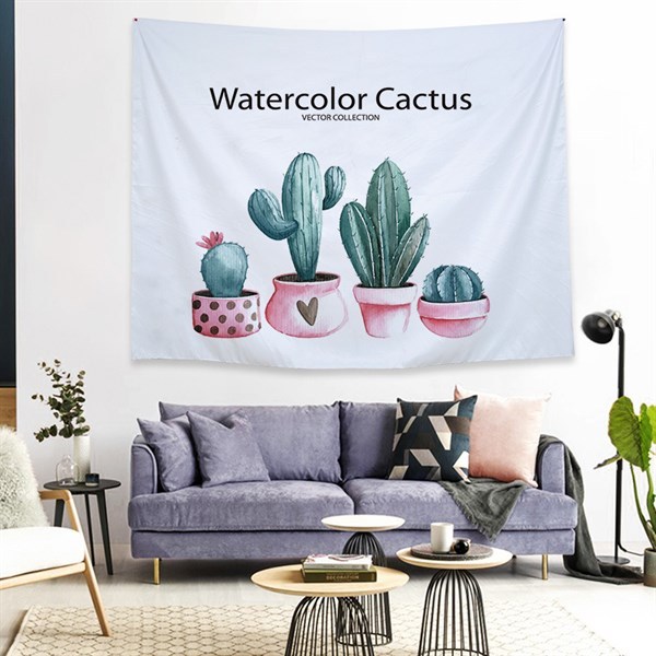 [Tặng móc treo] Tranh vải treo tường trang trí phòng, decor phòng ngủ mẫu mới nhất 150x130cm
