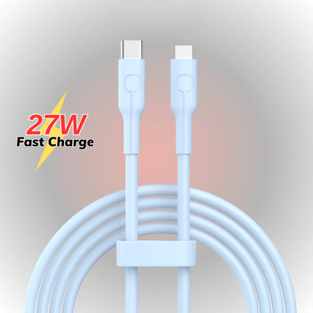 Cáp Sạc Nhanh Mercury Seri 27W CS56 Chính Hãng Basefast Cao su non chống quá tải nhiệt