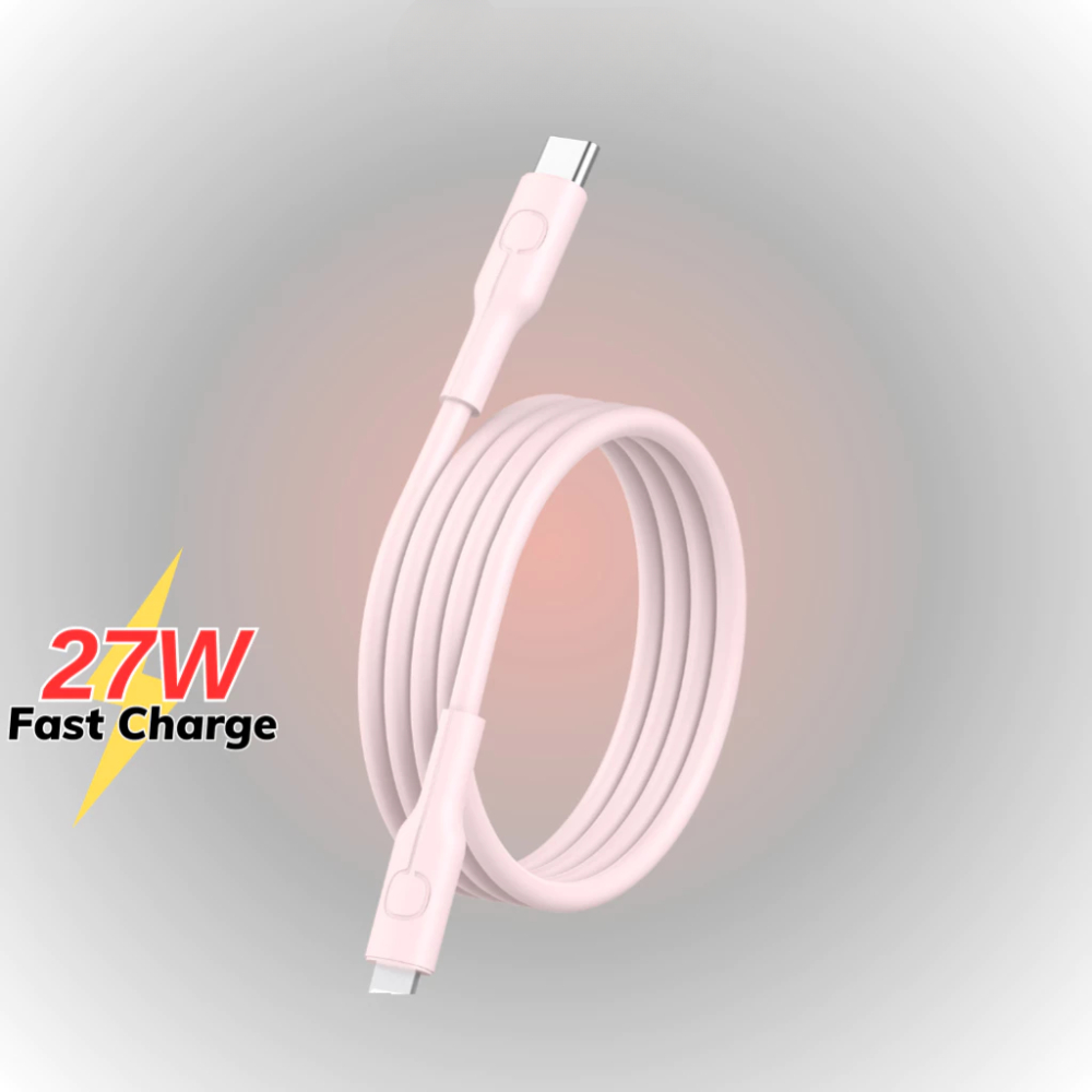 Cáp Sạc Nhanh Mercury Seri 27W CS56 Chính Hãng Basefast Cao su non chống quá tải nhiệt