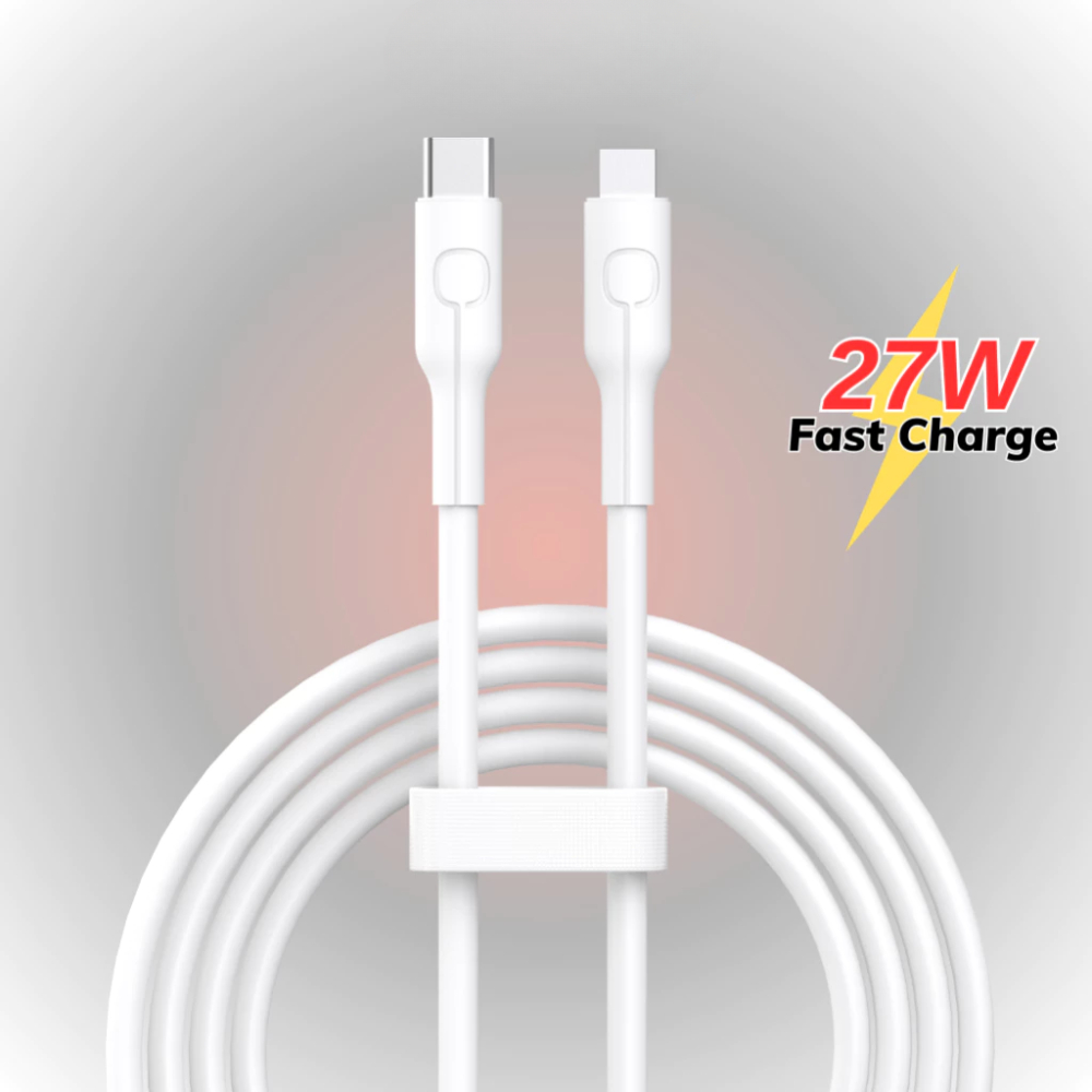 Cáp Sạc Nhanh Mercury Seri 27W CS56 Chính Hãng Basefast Cao su non chống quá tải nhiệt