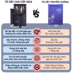 Máy Sấy Quần Áo NMI MART Tủ Sấy thông minh khử khuẩn an toàn, 2 Chế Độ Sấy, Tiết Kiệm không gian 1850W Khô nhanh — ảnh 3