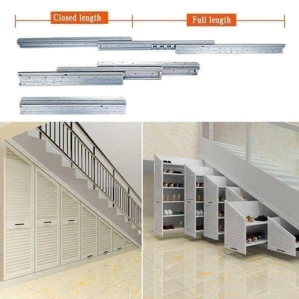 RAY TRƯỢT GẦM CẦU THANG MỞ RỘNG