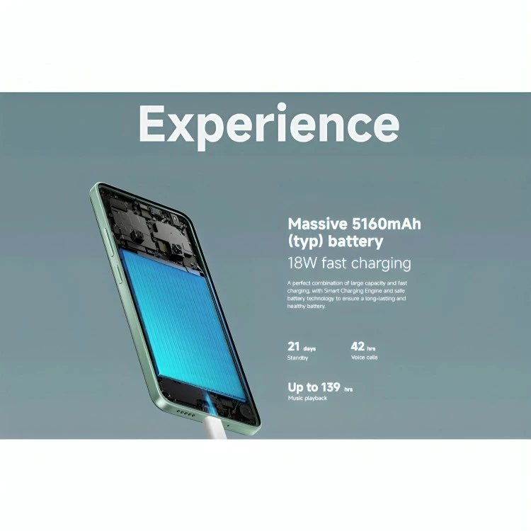 Điện Thoại XIAOMI POCO C75 (8GB+256GB) | Màn hình 6,88" | Pin 5160mAh | Camera kép 50MP