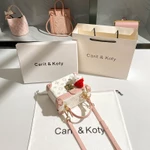 Túi xách nữ cao cấp Carit & Koty, túi cốp cầm tay sang chảnh với hoạ tiết thêu cứng cáp có tay xách kèm dây đeo chéo — ảnh 2