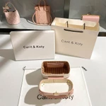 Túi xách nữ cao cấp Carit & Koty, túi cốp cầm tay sang chảnh với hoạ tiết thêu cứng cáp có tay xách kèm dây đeo chéo — ảnh 6