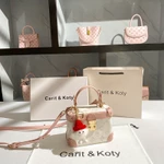 Túi xách nữ cao cấp Carit & Koty, túi cốp cầm tay sang chảnh với hoạ tiết thêu cứng cáp có tay xách kèm dây đeo chéo — ảnh 3