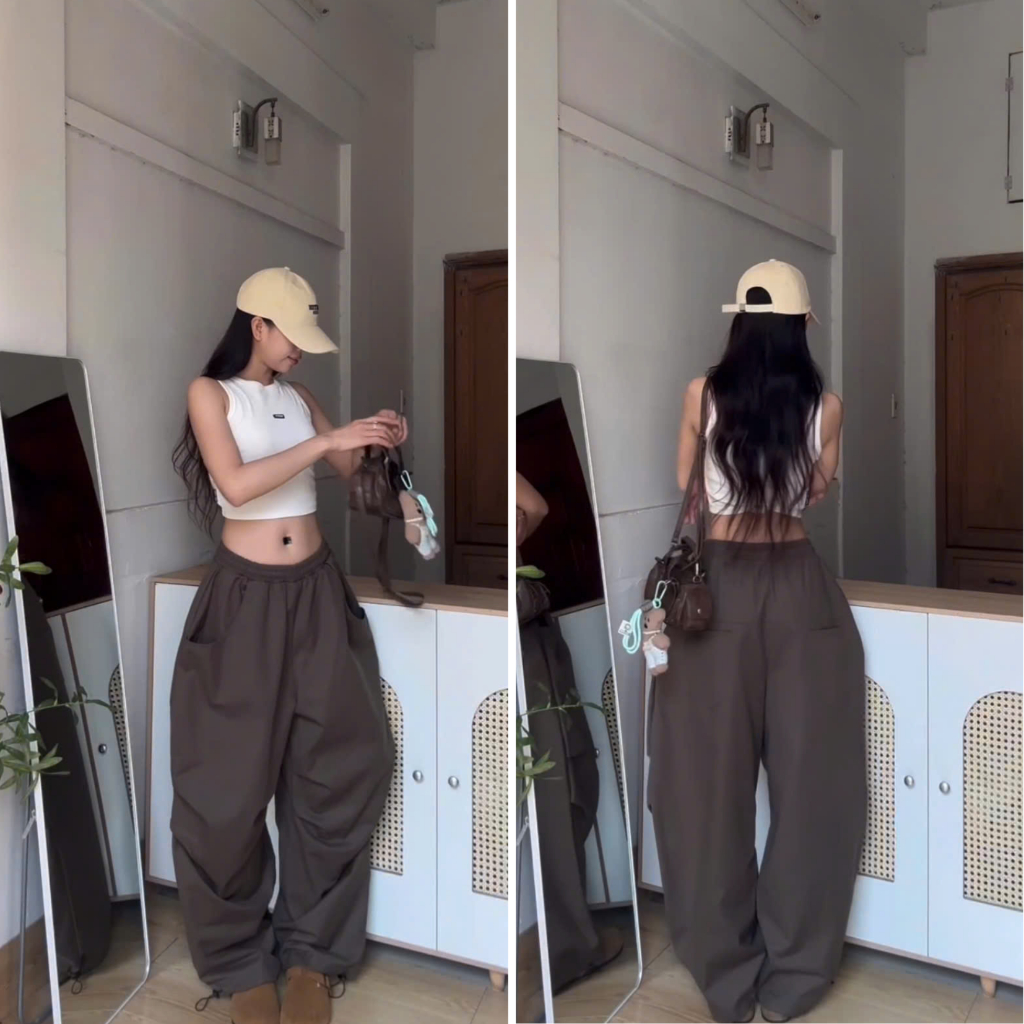 YOBA | Quần Kaki Form Phồng- Kaki Balloon Pants YOBA Ống Siêu Rộng,Camo Pants,Có Bigsize,Dancer,Streetwear,gymer | BigBuy360 - bigbuy360.vn