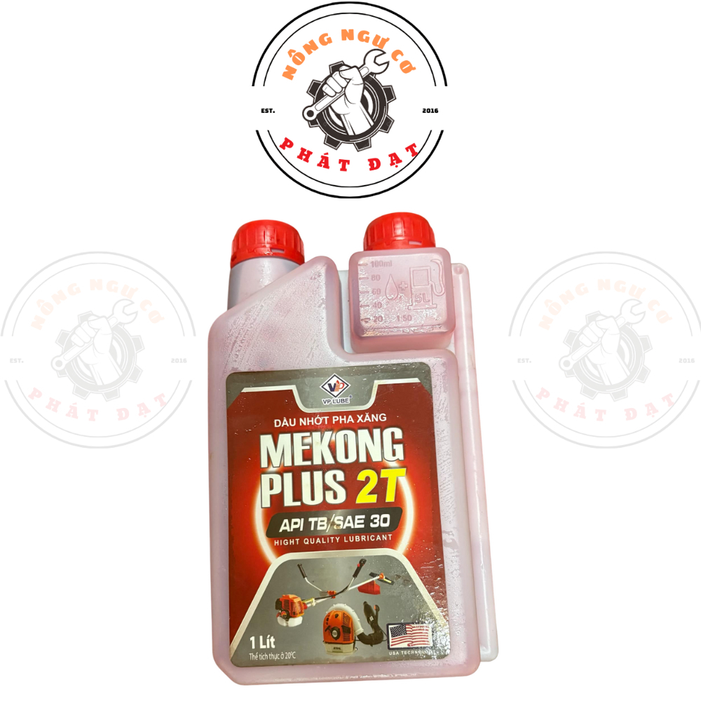 NHỚT 2 THÌ CHAI 1 LÍT PHA XĂNG DÙNG CHO MÁY CẮT CỎ _ MÁY CƯA…