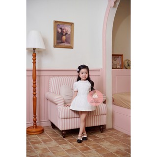 Váy Trắng Bồng Xoè Bé Gái Laci Kids