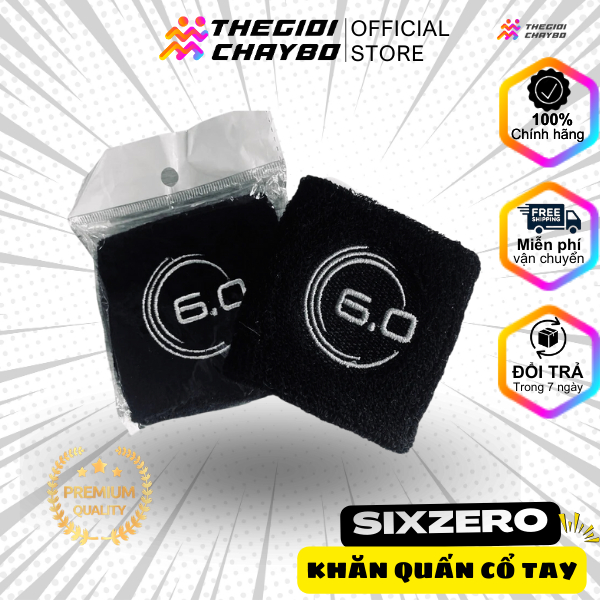 Khăn Quấn Cổ Tay Six Zero Thấm Mồ Hôi Sweat Wrist Band phụ kiện hoàn hảo cho người yêu thể thao