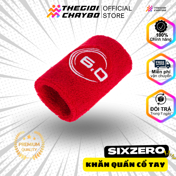 Khăn Quấn Cổ Tay Six Zero Thấm Mồ Hôi Sweat Wrist Band phụ kiện hoàn hảo cho người yêu thể thao