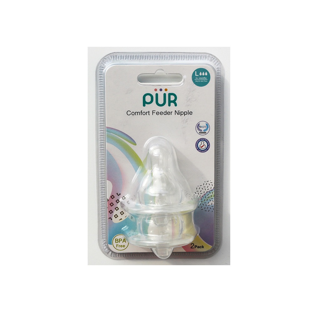 Ảnh Núm ti lẻ cho bình cổ thường Pur Comfort (Anti-Colic Feeding bottle) 3
