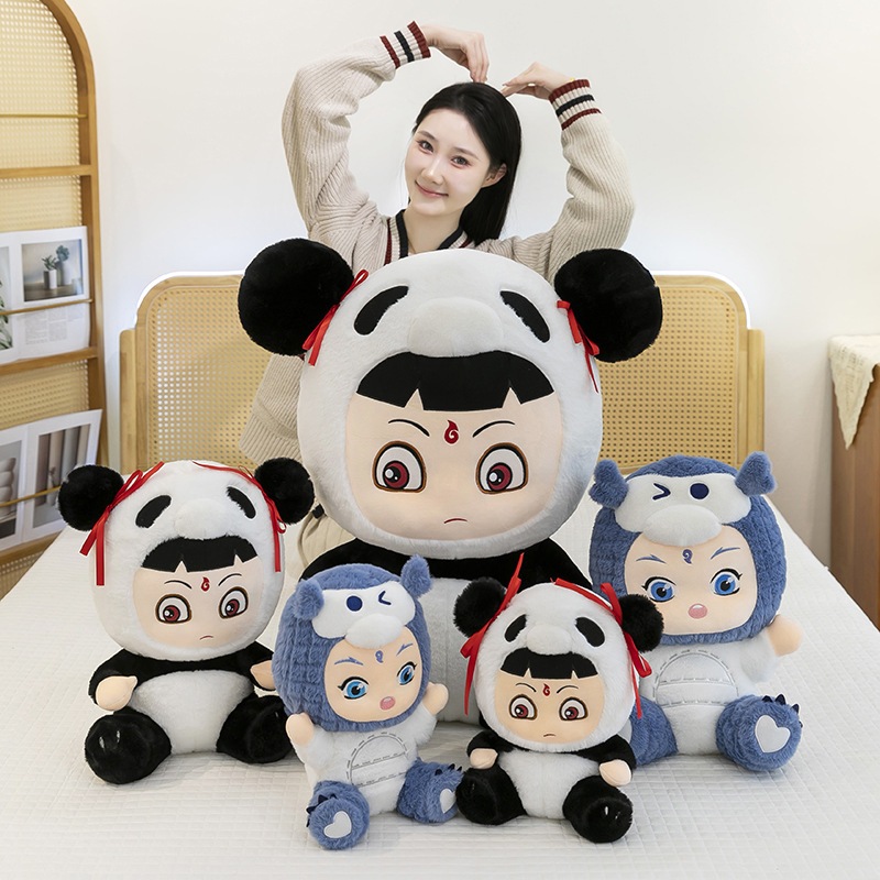 Gấu bông natra ngao bính nhân vật hoạt hình ma đồng giáng thế Thú nhồi bông natra ngao bính cosplay đáng yêu