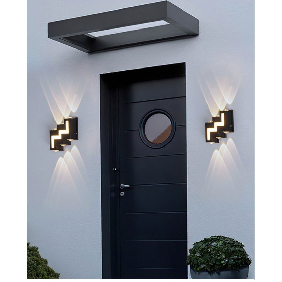 Ảnh Đèn hắt MONSKY POXAN nhôm đúc sơn tĩnh điện chống nước - dùng bóng LED ánh sáng vàng cao cấp 1