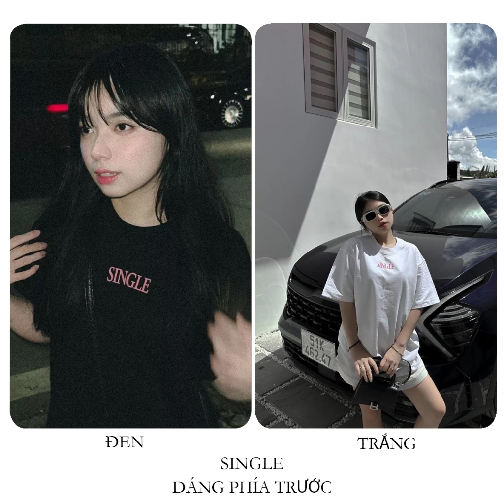 Áo thun nữ BLACKDOKI-SINGLE , áo phông basic hiện đại cá tính chất cotton dày dặn oversize
