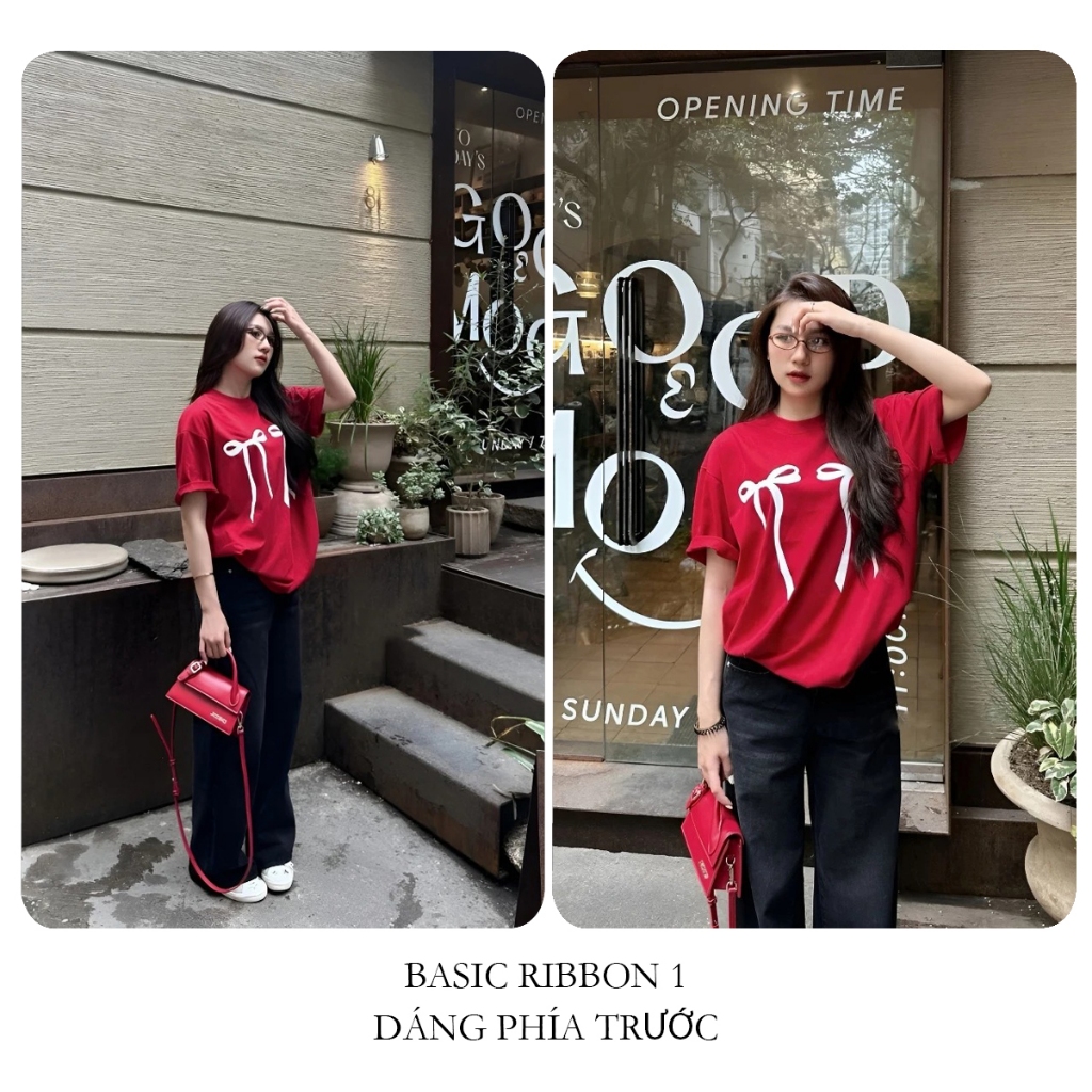 Áo thun BLACKDOKI-BASIC RIBBON V1 , áo phông hiện đại cá tính chất cotton dày dặn nam nữ unisex