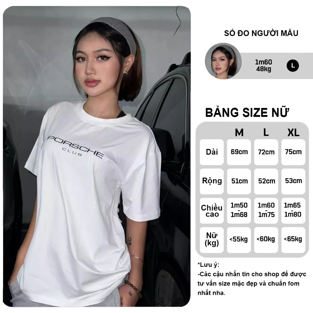 BLACKDOKI Áo thun COUPLE PORSCHE , áo phông basic chất cotton 100% local brand