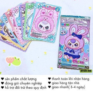 Card Baby Three Lomo Bo Góc Túi Mù Ảnh Gói 8 Tấm Timo ST121