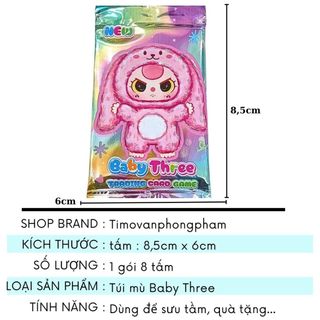 Card Baby Three Lomo Bo Góc Túi Mù Ảnh Gói 8 Tấm Timo ST121