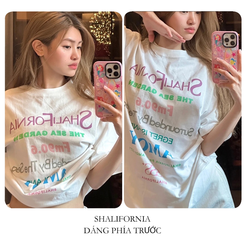 Áo thun BLACKDOKI-Shalifornia , áo phông basic hiện đại cá tính chất cotton dày dặn oversize nam nữ