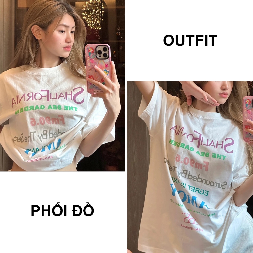 Áo thun BLACKDOKI-Shalifornia , áo phông basic hiện đại cá tính chất cotton dày dặn oversize nam nữ