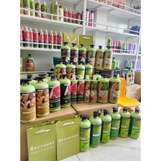 BỘ GỘI XÃ DƯỠNG SINH PHỤC HỒI TÓC BEESWEET CÓ 5 MÙI HƯƠNG 2000ML
