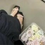Dép Sandal Đế Dày Kẹp Mũi Nhọn Phong Cách Pháp Đơn Giản Sang Chảnh