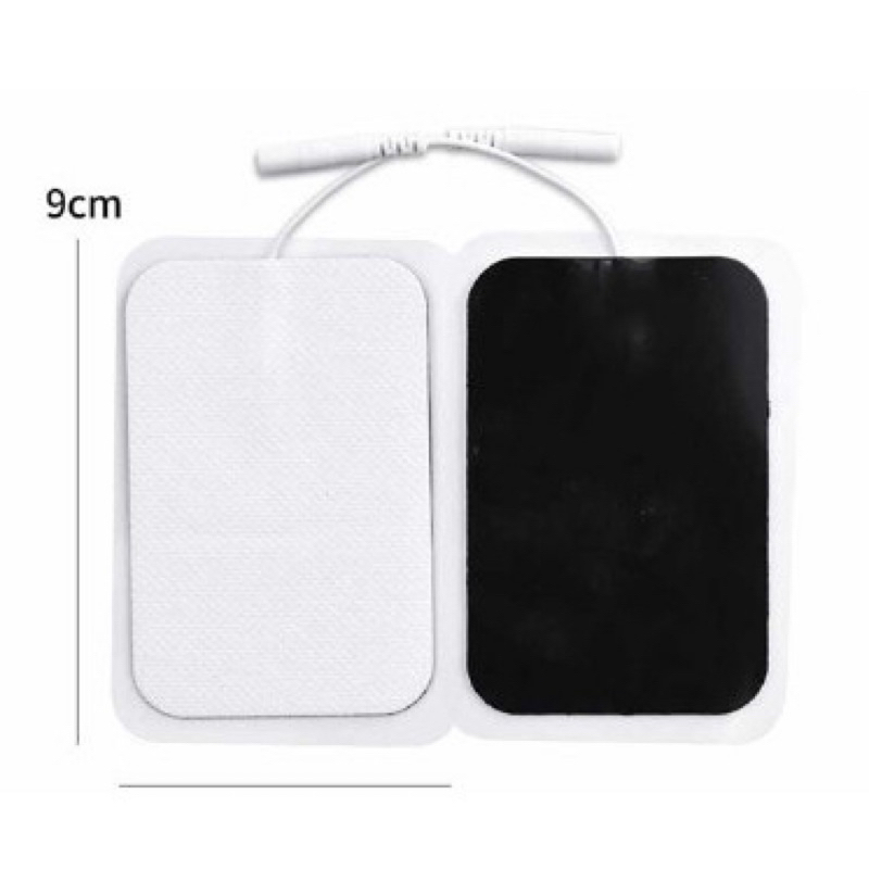 Miếng dán massage có dây Dr Ho cỡ lớn 6x9cm, miếng dán xung điện có dây ( 1 cặp )
