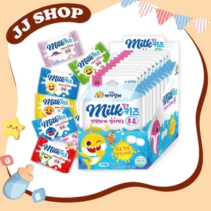 Kẹo Sữa Non BABY SHARK Cho Bé Từ 2 Tuổi Nội Địa Hàn Quốc